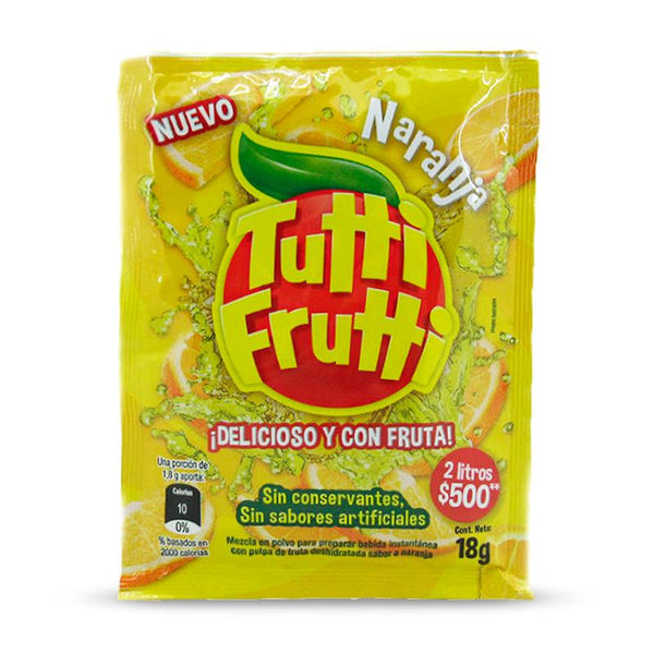 TUTTIFRUTTI 18G NARANJA